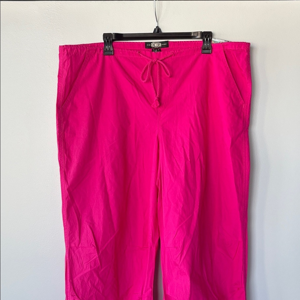 Rewash Fuchsia Drawstring Pants NWT - image 3